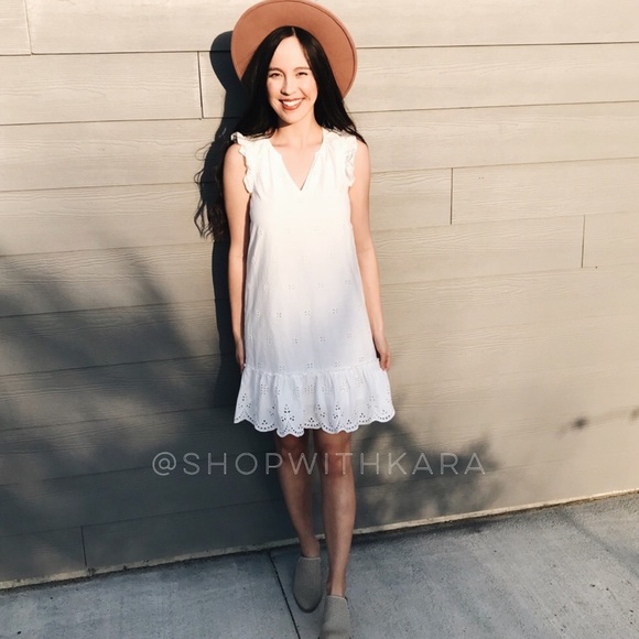 Madewell White Garden Eyelet Dress - Picture 2 of 7